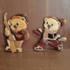 Oursons bois marquetterie d'occasion Oursons bois marquetterie d'occasion  Aubin