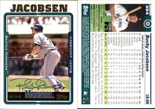 Bucky Jacobsen 2005 Topps #394 cartão Seattle Mariners autografado UA comprar usado  Enviando para Brazil