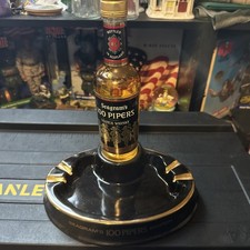 Cinzeiro Seagrams 100 Pipers Blended Scotch Whisky Bottle Vintage Store Display comprar usado  Enviando para Brazil