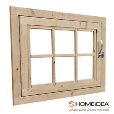 Finestra legno apribile usato  Lecce