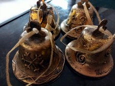 Four christmas bell for sale  RUGELEY