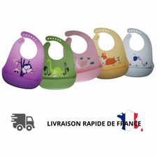 Bavoir bebe silicone d'occasion  Forges-les-Eaux