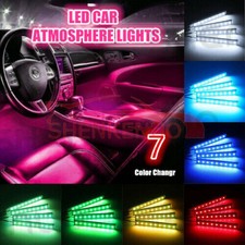 Kit de luces interiores LED debajo del tablero para todos los autos luz de acento neón brillante segunda mano  Embacar hacia Mexico
