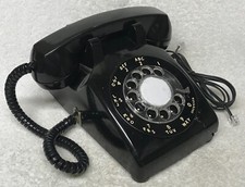 1960s WESTERN ELECTRIC L/M 500 (9-66) PRETO mostrador rotativo mesa telefone comprar usado  Enviando para Brazil