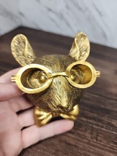 Gold animal head for sale  Omaha