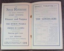 1929 oyly carte for sale  STROUD