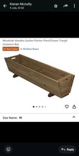 Woodside Wooden Garden Planter Medium for sale  COVENTRY