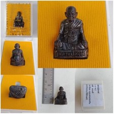 Estátua de fundição amuleto tailandês Phra LP Hong Loy Ong bronze enegrecido supremo sagrado, usado comprar usado  Enviando para Brazil
