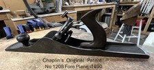 Usado, Avião dianteiro ondulado Chaplin's No 1208 patente original 18" c1875 comprar usado  Enviando para Brazil