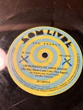 Edu França Um Momento De Amor Maior SOM LIVRE Brazil Jorge Ben Tim Maia comprar usado  Enviando para Brazil