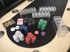 Poker chips cards for sale  GLASGOW
