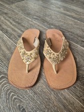 Golden flip flops for sale  EASTBOURNE