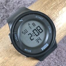 Reloj digital de cuarzo Puma para hombre P6032 deportivo multifunción goma negra 42 mm 7 1/4" segunda mano  Embacar hacia Argentina