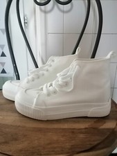 Baskets blanches montantes d'occasion  Lyon VIII