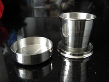 Trinkbecher teleskop edelstahl gebraucht kaufen  Merklingen