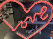 Leuchtschild love reklameschil gebraucht kaufen  Pforzheim