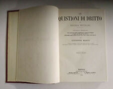 Nicola nicolini quistioni usato  Roma
