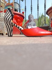 Chaussures femmes rouge d'occasion  Barr