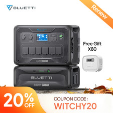 Bluetti 2764.8wh power for sale  MANCHESTER