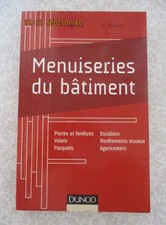 Menuiserie batiment. dunod. d'occasion  Wattrelos