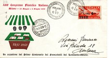 1950 congresso filatelico usato  Aosta