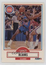 1990-91 Fleer Update Lance Blanks #U-29 Rookie RC comprar usado  Enviando para Brazil