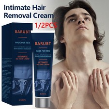 Crema depiladora íntima para hombres - Depiladora fácil e indolora 100 ml - EE. UU. segunda mano  Embacar hacia Mexico