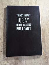 Things I Want to Say in the Meeting but I Can't Notebook, usado comprar usado  Enviando para Brazil
