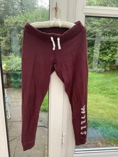Ladies burgundy joggers for sale  WINDERMERE