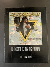 Programa de concerto Alice Cooper WELCOME TO MY NIGHTMARE comprar usado  Enviando para Brazil