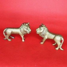Lion pair statue d'occasion  Expédié en Belgium