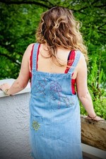 Robe jean customisee d'occasion  Lourdes