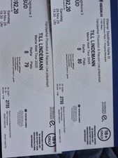 Xtill lindemann tickets gebraucht kaufen  Winterberg