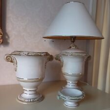 Tischlampe vintage porzellan gebraucht kaufen  Oedheim