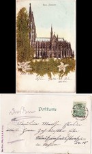 Pocztówka Kolonia Katedra Kolońska Gwiazdy bożonarodzeniowe 1901 na sprzedaż  Wysyłka do Poland