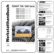 FENDT 711 712 714 716 815 817 818 Vario COM III Instrukcja warsztatowa PDF, używany na sprzedaż  PL