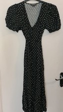 Ladies black polka for sale  CAMBORNE