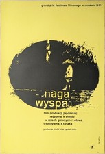 Plakat plakat - Naga Wyspa - Waldemar Świerzy - Polish Cinema Film Vintage 1962 na sprzedaż  Wysyłka do Poland