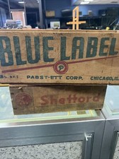 Vintage blue label for sale  Manchester