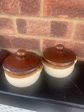 Pair vintage brown for sale  LETCHWORTH GARDEN CITY