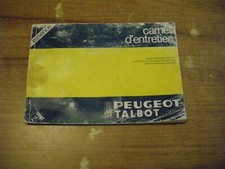 Peugeot talbot carnet d'occasion  Aigrefeuille-d'Aunis