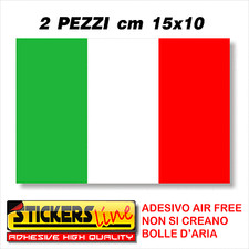 2pz. adesivo bandiera usato  Pineto