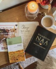 Bíblia de Estudo NAA Nova Almeida Atualizada preta nobre - portuguese ESV Bible, usado comprar usado  Enviando para Brazil