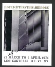 Roy lichtenstein biglietto usato  Umbertide