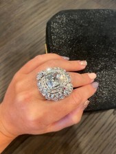 Anel Swarovski por Michelle Monroe incrível tamanho 8 com etiquetas comprar usado  Enviando para Brazil