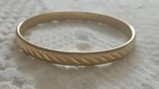 Pulseira Monet Vintage Tom Dourado 8 Polegadas Texturizada Clássica Simples comprar usado  Enviando para Brazil