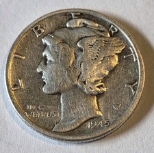 Dime münze 1945 gebraucht kaufen  Goch