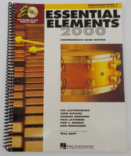 PERCUSSION BOOK #1 ESSENTIAL ELEMENTS DRUMS KEYBOARD BAND PRINT 2004 NO CD GOOD comprar usado  Enviando para Brazil