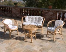 Salotto rattan naturale usato  Ruffano