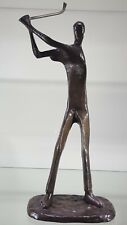 Solid bronze golfer for sale  BECCLES